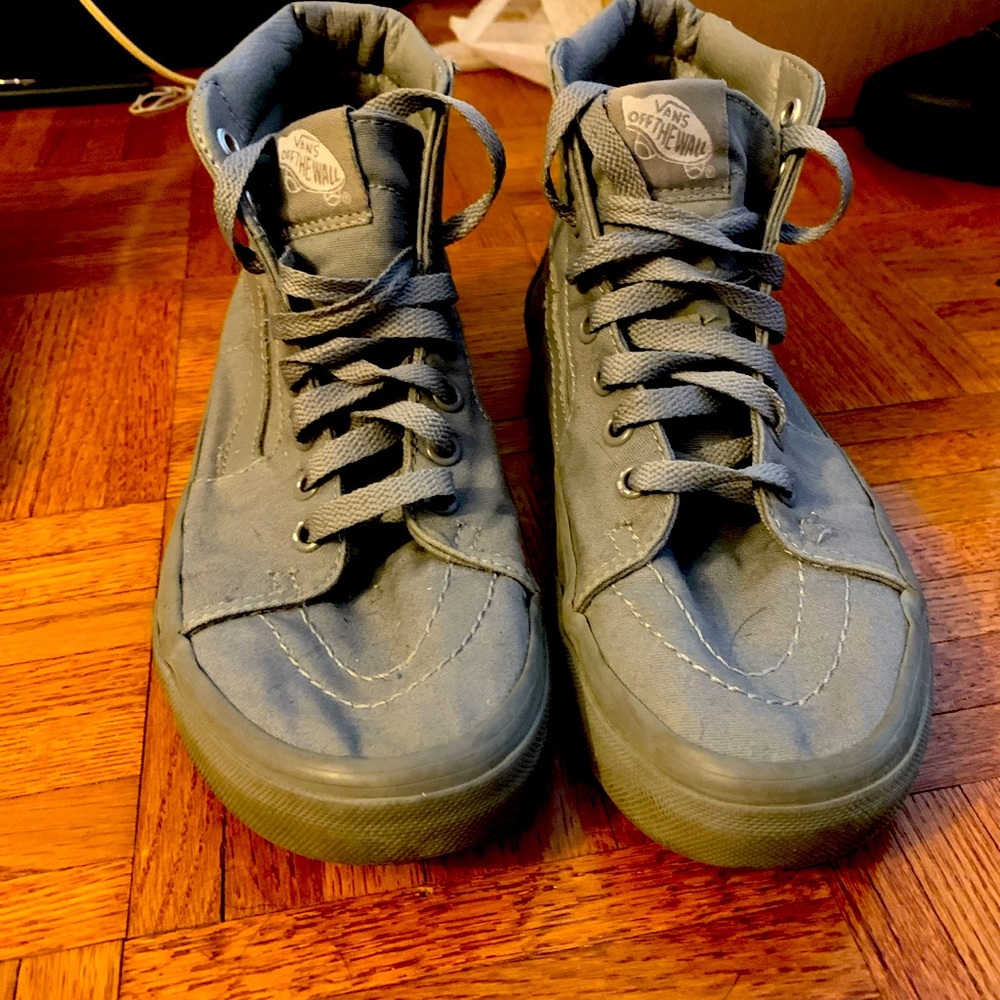Gray high top vans !